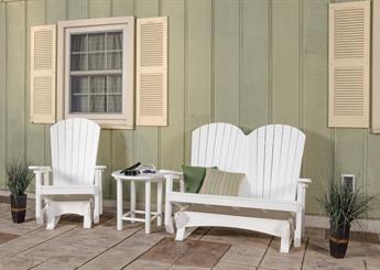 Adirondack Double Glider Chairs for Patio