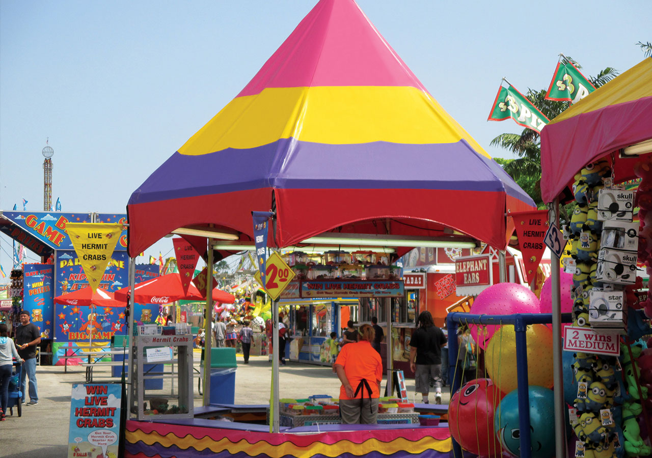 table assemble tent Carnival Waterloo Canvases Tent