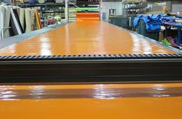 Orange Canvas on Cutter