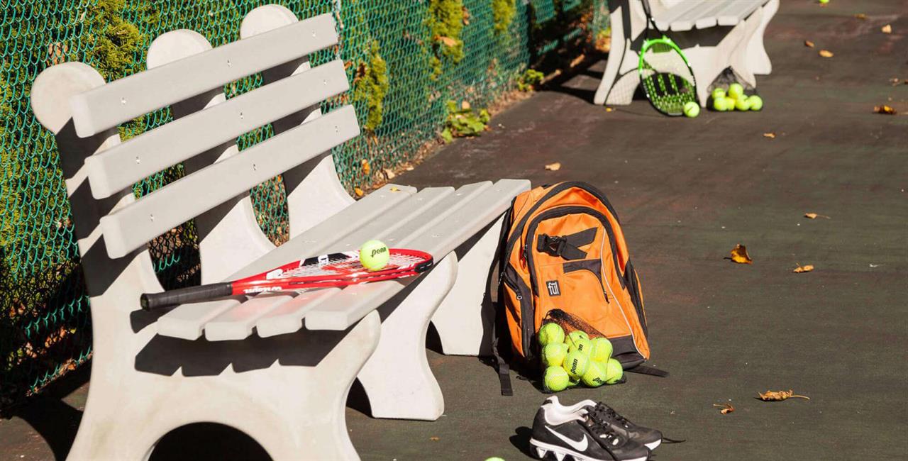 Poly Furniture Tennis Court Bench